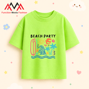 เสื้อยืดคอกลมสีเขียวมะนาวทรงปกติสไตล์ลำลองสตรีทแวร์ชุดชายหาดสไตล์เวียดนามสำหรับผู้ชาย - Product Image 4
