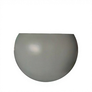 Pot de fleurs circulaire moderne et classique en fibre de verre léger et durable pour suspension extérieure et usage domestique - Product Image 3