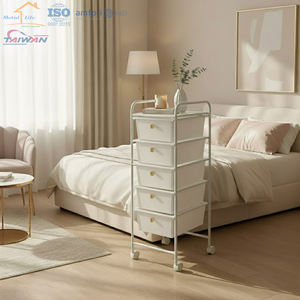 Taiwan Factory Multipurpose Storage 5 Drawer Salon <b>Trolley</b> for Home Office Art School Organizer - Product Image 1