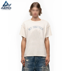 เสื้อยืดผู้ชายแฟชั่นสไตล์วินเทจ ดีไซน์ทันสมัย ใส่สบายๆ ได้ทั้งลำลองและทำงาน แขนสั้น เนื้อผ้าระบายอากาศได้ดี - Product Image 1
