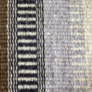 Alfombra DECORDEC de Lana, Tejida a Mano, con Rayas Horizontales Finas y Texturizadas, Antideslizante, Ecológica, Gruesa, Estilo Moderno para Dormitorio y Sala de Estar - Product Image 4