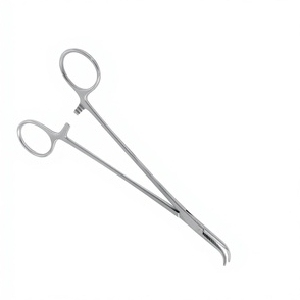 Pinzas Overholt de 21 cm, Instrumento Hemostático Curvo de Acero Inoxidable Premium para Uso Quirúrgico - Product Image 2
