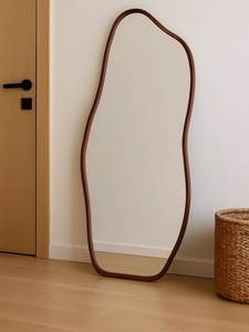 Linea Exports Inc Handcrafted <b>Silver</b> Round Modern Decorative Wall <b>Mirror</b> with Customizable Design Thickness for Wedding Luxury - Product Image 4