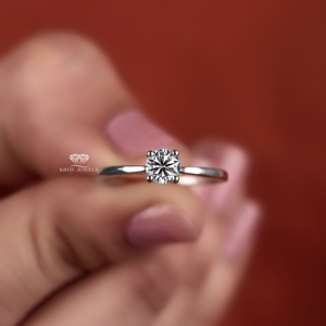 Round Cut Solitaire Lab Grown Diamond Engagement Ring IGI Certified Lab Created Bridal <b>Wedding</b> Jewelry Manufacturer Supplier - Product Image 6