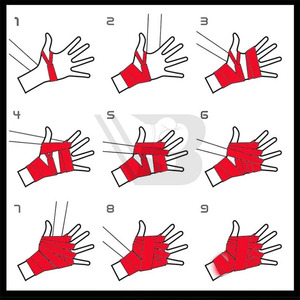 Boxing <b>Hand</b> Wraps for Adults and Youth with Thumb Loop Extra Protection Custom Branding Colors and Packing Options - Product Image 6