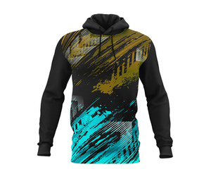 Sweat à capuche de sublimation haut de gamme, vêtements de sport personnalisés – Sweat à capuche personnalisé pour équipe, hommes, femmes, jeunes, veste à capuche d'entraînement, vêtements de sport - Product Image 3
