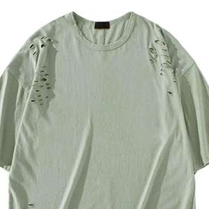 เสื้อยืดโอเวอร์ไซส์ทรงหลวมสไตล์วินเทจ แขนเสื้อแบบดรอปโชว์เดอร์ ผ้าหนา สำหรับผู้ชาย ขายส่ง คุณภาพสูง เสื้อยืดโอเวอร์ไซส์สำหรับผู้ชาย - Product Image 2