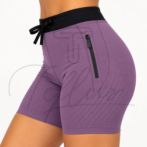 Shorts de Compresión de Yoga de Alta Calidad para Mujer con Detalle de Botones - Shorts Deportivos para Gimnasio, Entrenamiento y Running con Efecto Levanta Glúteos - Product Image 2