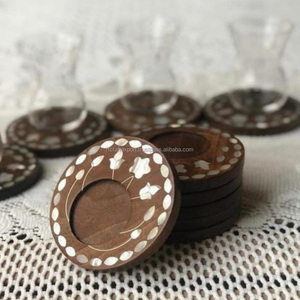 มาใหม่แม่ของเพิร์ลชา/กาแฟ/จานรองแก้วอาหรับถ้วยกลมสำหรับ Eid Mubark รอมฎอน - Product Image 1