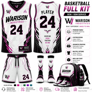 Unisex Quick Dry Basketball Uniform Set 100% Polyester Basketball Uniform Accessories Sublimation Basketball Uniform Kit - Product Image 4