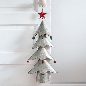 Metal Christmas Hanging Ornament Collection With Antique Texture For Farmhouse Christmas Decoration Ideas - Product Image 2