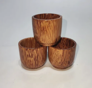 Taza de Té Hecha a Mano de Madera de Coco, Material de Madera Natural de Vietnam para Servir Té, Vajilla Rústica, Suministro para Exportación al por Mayor - Product Image 6