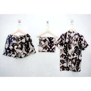 Robe décontractée pour femmes modernes, en coton et dentelle, à manches courtes, col en V, imprimé floral, respirante, lavable, coupe trapèze, sexy, pour club de nuit - Product Image 3