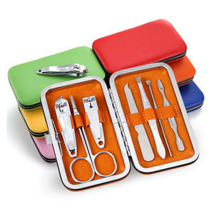 DANTRIC IMPLANTS Professional Luxurious Stainless Steel <b>Manicure</b> <b>Kit</b> Nail Clippers Scissors Travel Case Portable Adult Use Set - Product Image 3