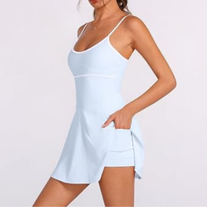 Women Tennis Uniform premium Quality Sports Wear <b>Custom</b> Sports <b>Dress</b> For Women - Product Image 5
