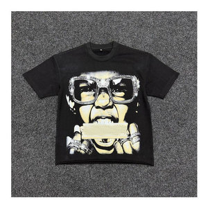 เสื้อยืดพิมพ์ลายคุณภาพสูง ปรับแต่งได้ตามต้องการ สำหรับฤดูร้อนปี 2025 ทรงหลวม น้ำหนักเบา พิมพ์โลโก้แบบดิจิทัลระดับพรีเมียม - Product Image 1