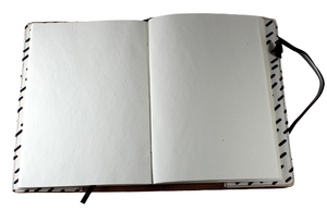Carnets de notes en cuir de buffle marron de haute qualité, personnalisables, pour fournitures scolaires, vente en gros - Product Image 3