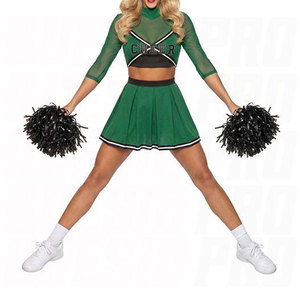 Custom Design Cheerleading Uniform <b>Polyester</b> Made Dry Fit Fabric School Dancing Uniform for Women Custom Logo Breathable - Product Image 3