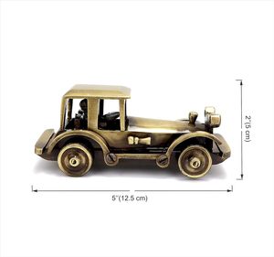 Figura Decorativa de Coche Antiguo de Latón, Estatua Decorativa para el Hogar, Oficina, Decoración de Mesa y Exhibición Coleccionable - Product Image 6