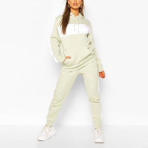 Custom Logo Hoodie Women Premium OEM Hoodies Custom Ladies Suits Crewneck Sweatshirt Tracksuit Women's <b>Sets</b> - Product Image 1