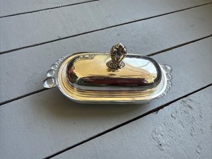 Rustproof Stainless Steel Butter Dish with Lid for <b>Kitchen</b> <b>Storage</b> - Product Image 2