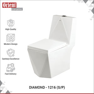 Distribuidor confiable que vende inodoros de cerámica de diseño de lujo personalizados, de una pieza y montados en el suelo, procedentes de la India. - Product Image 2