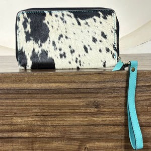 Factory Price Hot Selling <b>Tooled</b> Fur <b>Leather</b> Long Wallet Purse Fashion Women Card Money Phone Wallet Purse For Daily Travel Use - Product Image 6