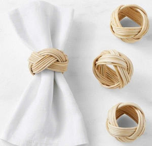 Anillo para Servilletas Redondo de Bambú, Ecológico, Hecho a Mano, Marca Doanket, 300 mm de Diámetro - Product Image 3