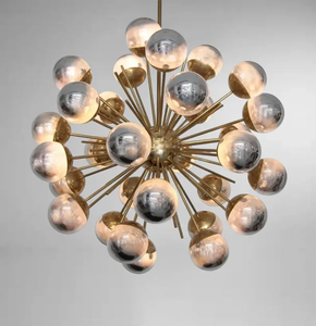 Lámpara de Techo Estilo Sputnik, de Latón Plateado, con Bolas Metálicas, Moderna, Artística, Única, LED, Regulable, para Decoración Moderna del Hogar - Product Image 6