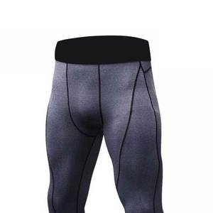 Leggings Deportivos Ajustados para Hombre, Diseño Nuevo, Ligeros y Transpirables, Tejido de Poliéster/Algodón, Cintura Elástica para Deportes y Gimnasio - Product Image 5
