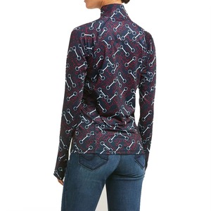 Ropa de Equitación Personalizada, Protección UV Deportiva, Impresión por Sublimación Digital, Secado Rápido, Camiseta de Manga Larga para Mujer, Ropa Interior Ecuestre - Product Image 5