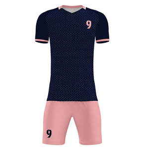 Tenue de club sportif professionnel, uniforme de football américain, léger et doux, 100% polyester imprimé, séchage rapide, manches courtes - Product Image 1