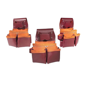 OEM Service Wholesale Cowhide Leather Tooled Bag Lightweight Solid Color Cowhide Leather Tooled Bag Low MOQ - Product Image 3