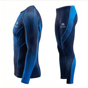 Conjunto Deportivo de Compresión para Hombre, para Fitness, Running y Entrenamiento, Corte Ajustado, MALUZA INDUSTRIES, EE. UU. y Europa - Product Image 4