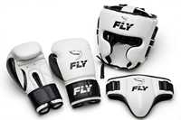 Nouveautés, articles très demandés : Ensemble de boxe et de sparring noir, comprenant un casque et une protection inguinale, en cuir professionnel personnalisé, pour l'entraînement au Muay Thai.