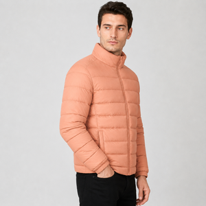 Fashionable puffer <b>jacket</b> designed <b>for</b> modern winter wear with breathable warmth soft insulation and practical layering comfort - Product Image 2