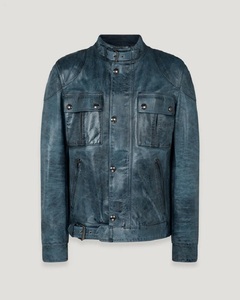 Meilleur prix, veste en cuir de vache véritable légère à capuche pour homme, personnalisable, logo OEM, vente en gros, fabrication sur mesure - Product Image 1