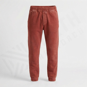 ODM Manufacturer 100% Cotton Canvas Acid Wash Vintage Multi-Pocket <b>Men</b> <b>Trousers</b> <b>Elastic</b> Waist Gym Joggers Soft Breathable - Product Image 1