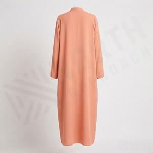 Abaya pour femmes musulmanes, nouvelle collection de vêtements féminins, élégante robe en mousseline de soie à manches chauve-souris, broderie personnalisée, vêtements modestes à la mode, vente en gros - Product Image 2