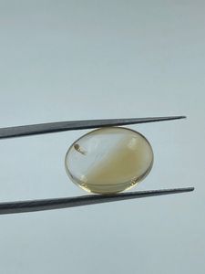 พลอยซิทรินสีเหลืองใสทรงรี น้ำหนัก 9.20 กะรัต สำหรับทำเครื่องประดับ - Product Image 2