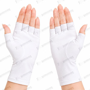 High Quality Professional Women's Half-Finger UV Protective Breathable Eco-Friendly Quick Dry Polyester/ <b>Touchscreen</b> <b>Gloves</b> - Product Image 2