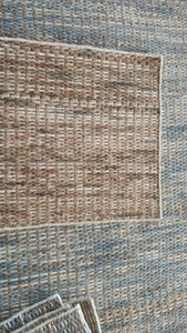 Tapis en laine et jute tissé à la main, motif en zigzag, pour usage domestique et commercial toute l'année - Product Image 5