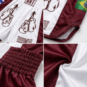 Shorts de Muay Thai MMA en polyester 100% de haute qualité, best-sellers, pour enfants, shorts de kickboxing, shorts de boxe, vêtements d'arts martiaux, Muay Thai - Product Image 6