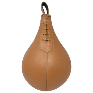 Ballon de vitesse de boxe en cuir à double extrémité, ballon de vitesse professionnel pour l'entraînement de boxe, ballon de boxe en cuir, ballon de vitesse Yoga Wave - Product Image 3