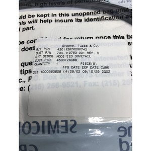 LAM 734-010753-001 O-RING, DOVETAIL <b>SEAL</b> - Trusted Global Legacy Semiconductor Equipment and Parts at - Product Image 3