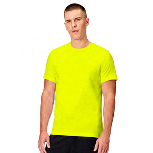 Men's Solid Breathable Quick Dry Sporty Jersey 180 Grams T-<b>Shirt</b> Gym Running Teamwear 100% Polyester Blank Short Sleeve Regular - Product Image 2