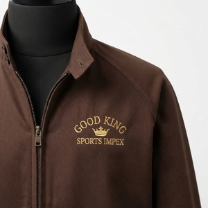 Dernier style, veste sportive décontractée d'hiver, style urbain, avec logo frontal, respirante, coupe-vent, en polyester/nylon - Product Image 6