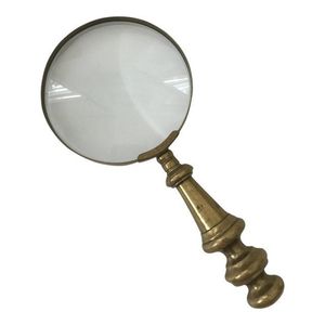Loupe en métal robuste avec lentille en verre résistante aux rayures pour le bureau, la maison et l'enseignement - Product Image 1
