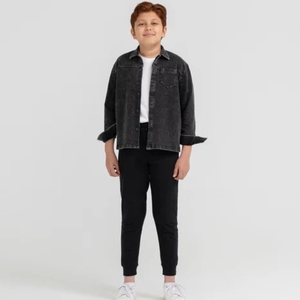 Camisas de mezclilla a cuadros de alta calidad para hombre, informales, de tela de algodón con spandex, manga larga, todas las tallas, al por mayor. - Product Image 1