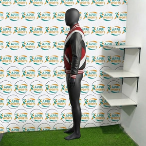 Vestes de baseball à manches longues pour hommes, style varsity, pour vêtements de mode d'extérieur, fabrication directe en usine, vente directe. - Product Image 4